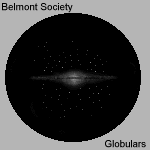 Drawing - Globular halo around a galaxy - All drawing images 150 x 150