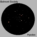 Drawing - Open cluster - The Hyades - 150 x 150