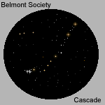 Drawing - Open cluster - Kemble's Cascade and NGC-1502 - 150 x 150