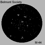 Drawing - Open cluster - M44 - Beehive - 150 x 150