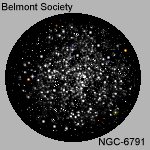 Drawing - Open cluster - NGC-6791 - 150 x 150