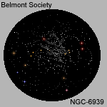 Drawing - Open cluster - NGC-6939 - 150 x 150