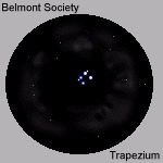 Drawing - Open cluster - Trapezium - 150 x 150